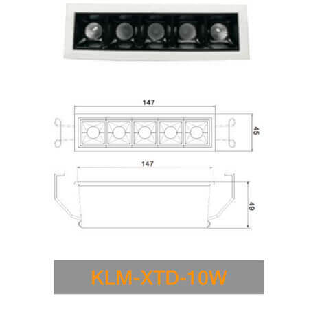 10w recessed led downlight 30w