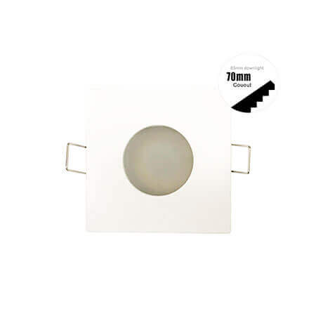 IP65 square led downlight with white color
